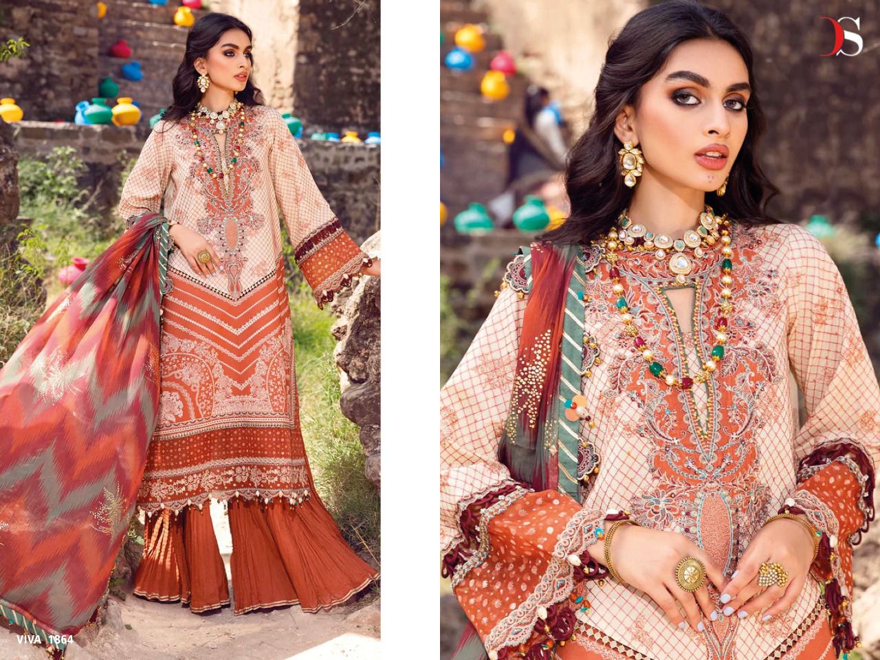 Deepsy Viva Anaya Pakistani Wholesale Salwar Kameez Collection